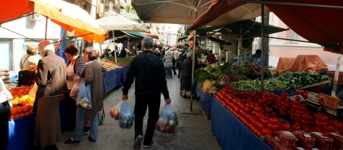 Δείτε πως θα λειτουργούν ως το τέλος του μήνα οι λαϊκές αγορές